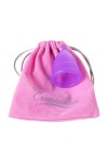 Фиолетовая менструальная чаша Lila S фото 7 — pink-kiss