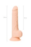 Телесный фаллоимитатор-реалистик Matthew M - 24,5 см. фото 11 — pink-kiss