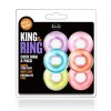 Набор из 6 эрекционных колец King of the Ring фото 2 — pink-kiss