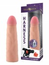 Трусики Harness с реалистичной насадкой-фаллосом №69 - 17,5 см. фото 2 — pink-kiss