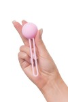 Розовый вагинальный шарик Pansy фото 5 — pink-kiss