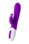 Фиолетовый вибратор JOS TATY с пульсирующими шариками - 21,5 см. фото 2 — pink-kiss