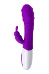 Фиолетовый вибратор JOS TATY с пульсирующими шариками - 21,5 см. фото 4 — pink-kiss