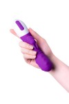 Фиолетовый вибратор JOS TATY с пульсирующими шариками - 21,5 см. фото 15 — pink-kiss