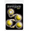Желтые анальные шарики Renegade Pleasure Balls фото 2 — pink-kiss