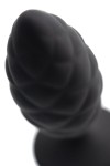 Черная анальная пробка Strob M - 13,5 см. фото 7 — pink-kiss