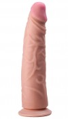 Реалистичный дилдо на подошве-присоске - 20 см. фото 1 — pink-kiss