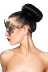 Золотистая карнавальная маска "Шеретан" фото 2 — pink-kiss