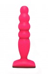 Розовый анальный стимулятор Large Bubble Plug - 14,5 см. фото 1 — pink-kiss