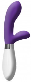 Фиолетовый вибратор-кролик Achilles - 20,5 см. фото 1 — pink-kiss