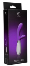 Фиолетовый вибратор-кролик Achilles - 20,5 см. фото 2 — pink-kiss
