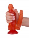 Фаллоимитатор гелевый для анально-вагинальной стимуляции - 17 см. фото 7 — pink-kiss