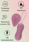 Розовые вагинальные виброшарики с пультом ДУ Ray - 8,3 см. фото 3 — pink-kiss