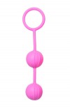 Розовые вагинальные шарики с ребрышками Roze Love Balls фото 1 — pink-kiss