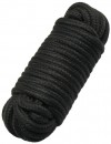 Черная верёвка для бондажа и декоративной вязки - 10 м. фото 1 — pink-kiss