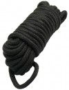 Черная верёвка для бондажа и декоративной вязки - 10 м. фото 2 — pink-kiss