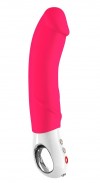 Ярко-розовый вибратор Big Boss - 23,5 см. фото 1 — pink-kiss