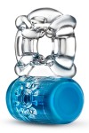 Синее эрекционное виброкольцо Pleaser Rechargeable C-Ring фото 1 — pink-kiss