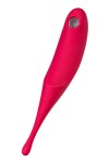 Красный вакуум-волновой стимулятор клитора Satisfyer Twirling Pro фото 1 — pink-kiss