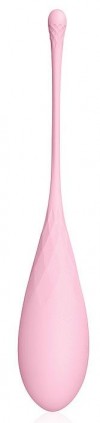 Розовый силиконовый вагинальный шарик со шнурком фото 1 — pink-kiss