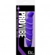 Фиолетовый перезаряжаемый вибратор с ребрышками PROVIBE - 14 см. фото 2 — pink-kiss
