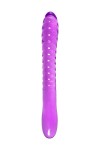 Фиолетовый двусторонний фаллоимитатор Frica - 23 см. фото 3 — pink-kiss
