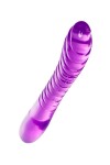 Фиолетовый двусторонний фаллоимитатор Frica - 23 см. фото 4 — pink-kiss