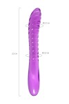 Фиолетовый двусторонний фаллоимитатор Frica - 23 см. фото 8 — pink-kiss