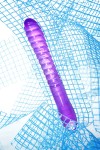 Фиолетовый двусторонний фаллоимитатор Frica - 23 см. фото 11 — pink-kiss
