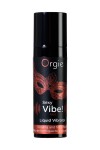 Разогревающий гель для массажа ORGIE Sexy Vibe Hot с эффектом вибрации - 15 мл. фото 1 — pink-kiss