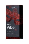 Разогревающий гель для массажа ORGIE Sexy Vibe Hot с эффектом вибрации - 15 мл. фото 5 — pink-kiss