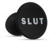 Черная анальная пробка Slut Plug - 6,3 см. фото 2 — pink-kiss