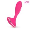 Розовый фигурный вибростимулятор для G-массажа - 16 см. фото 1 — pink-kiss