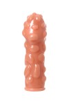Телесная насадка на фаллос с крупными бугорками Extreme Sleeve 011 M-size - 14,7 см. фото 3 — pink-kiss