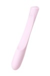 Нежно-розовый гибкий водонепроницаемый вибратор Sirens Venus - 22 см. фото 2 — pink-kiss