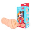 Телесный мастурбатор-вагина с комплектом эрекционных колец фото 7 — pink-kiss
