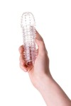 Прозрачная закрытая насадка на пенис TOYFA A-Toys - 15,2 см. фото 5 — pink-kiss