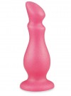 Розовая фигурная анальная пробка - 14 см. фото 1 — pink-kiss