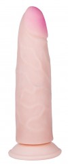 Рельефный фаллоимитатор на присоске ART-Style №19 - 18 см. фото 1 — pink-kiss