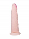Рельефный фаллоимитатор на присоске ART-Style №19 - 18 см. фото 3 — pink-kiss