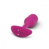Розовая пробка для ношения с вибрацией Snug Plug 2 - 11,4 см. фото 2 — pink-kiss