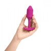 Розовая пробка для ношения с вибрацией Snug Plug 2 - 11,4 см. фото 3 — pink-kiss