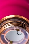 Розовый рельефный вибромассажер - 16 см. фото 10 — pink-kiss