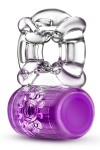 Фиолетовое эрекционное виброкольцо Pleaser Rechargeable C-Ring фото 1 — pink-kiss