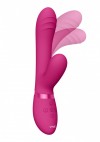 Розовый вибромассажер-кролик Tani - 21,5 см. фото 2 — pink-kiss