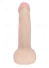 Телесный фаллоимитатор HUMAN COPY 7,5" - 19 см. фото 3 — pink-kiss