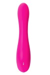 Ярко-розовый вибратор со стимулирующим шариком BEADSY - 21 см. фото 4 — pink-kiss