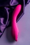 Ярко-розовый вибратор со стимулирующим шариком BEADSY - 21 см. фото 12 — pink-kiss