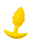 Желтая анальная втулка Vikki - 9 см. фото 5 — pink-kiss