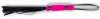 Черный флогер с розовой ручкой - 28 см. фото 2 — pink-kiss